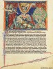 f. 11r, Die Propheten k�ndigen die Geburt Christi und die Zerst�rung Israels an