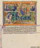 f. 75r, Die Vision des Ezechiel; Christus nimmt Engel und die heiligen Menschen zu sich