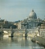 Rome and the domes of her churches. St Peter�s Basilica.