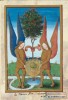 f. 11r, Wappen und Wahlspruch des Eigent&uuml;mers