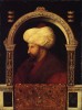 Retrato de Mehmet II, Gentile Bellini, Londres, National Gallery.