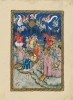 f. 17r, Die sieben Schalen und der Zorn Gottes werden &uuml;ber die Erde vergossen