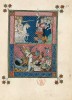 f. 71r, Fortsetzung des Kampfes und Gefangennahme der Bestie (Offb 19, 19-21)