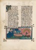 f. 11v, Die offene T&uuml;r in den Himmel (Offenbarung 4, 1-5)