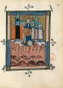 f. 34r, Das gro&szlig;e Zeichen (Offenbarung 11, 19 - 12, 1-2)