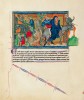 f. 23v, Der Mord der unschuldigen Kinder; die Flucht nach �gypten