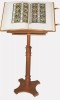 <em>Bible of St Louis</em> on wood bookstand