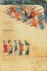 f. 34r Apparizione di Cristo tra le nuvole