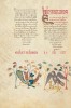 f. 165v Miniatura decorativa: Coreo e l�aquila che caccia la gazzella