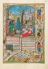 f. 96r, La entrada de Jes&uacute;s en Jerusal&eacute;n