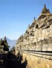 Borobudur. General view of the fourth gallery