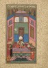 f. 7v, Le sultan Murad III contemple le codex, �merveill�