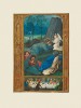 f. 2v, Prayer on the Mount of Olives