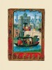 f. 22v, May, promenade by boat
