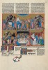 f. 135r, psalm 77&nbsp; The tables set by God in the desert and the Eucharistic gathering