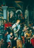 El laboratorios de los alquimistas, Giovanni Stradano, Florencia, Palazzo Vecchio, Gabinette de Francisco I