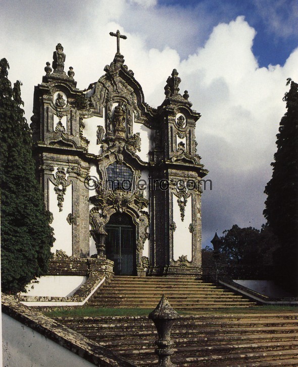 Church of Falperra, near Bom Jesus do Monte, Braga, Portugal. By Andr&eacute; Soares, 1753-1755, El Arte Barroco en Espa&ntilde;...