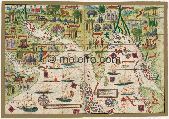 Arabie et oc&eacute;an Indien, Atlas Miller