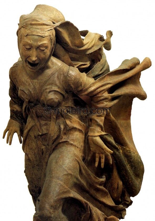 Niccol&ograve; dell\\'Arca, Piet&agrave;, Detail, Bologna, Santa Maria della Vita., El Arte en el Renacimiento