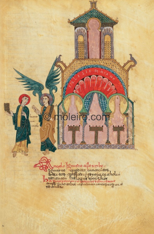 f. 76r Messaggio alla Chiesa di Smirna, Beato di Girona