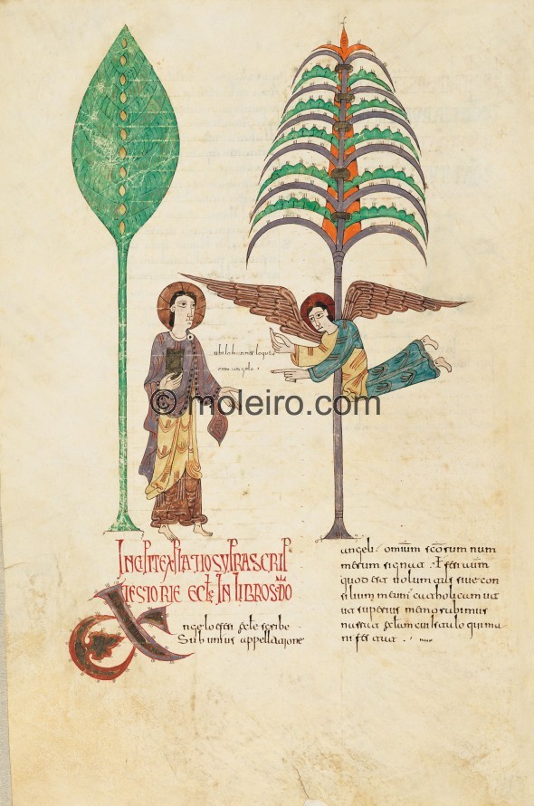 f. 70v, Message &agrave; l&rsquo;Eglise d&rsquo;Eph&egrave;se, B&eacute;atus de G&eacute;rone