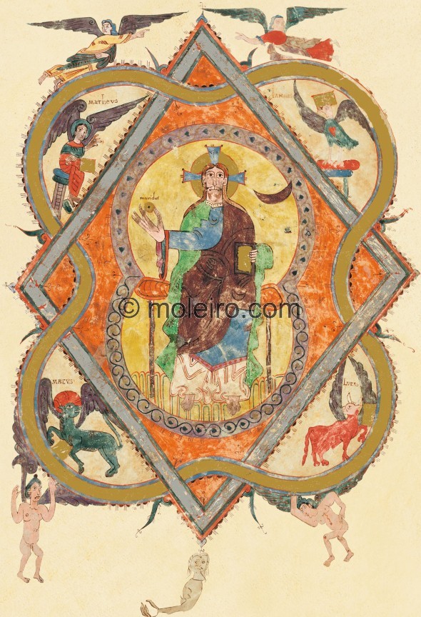Maiestas Domini, f. 2r, Beato di Girona