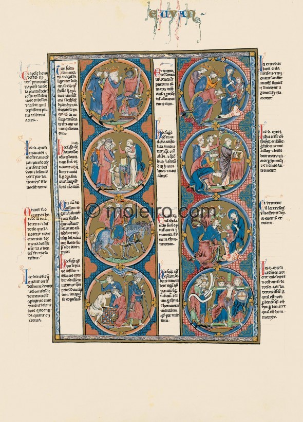 vol.3, f. 9v, Bibbia di San Luigi