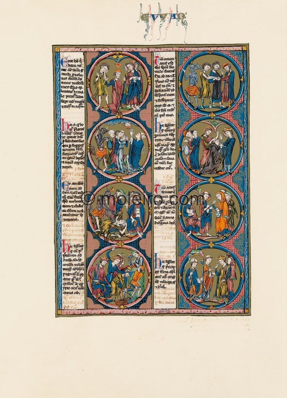 vol.3, f. 33v, Bibbia di San Luigi