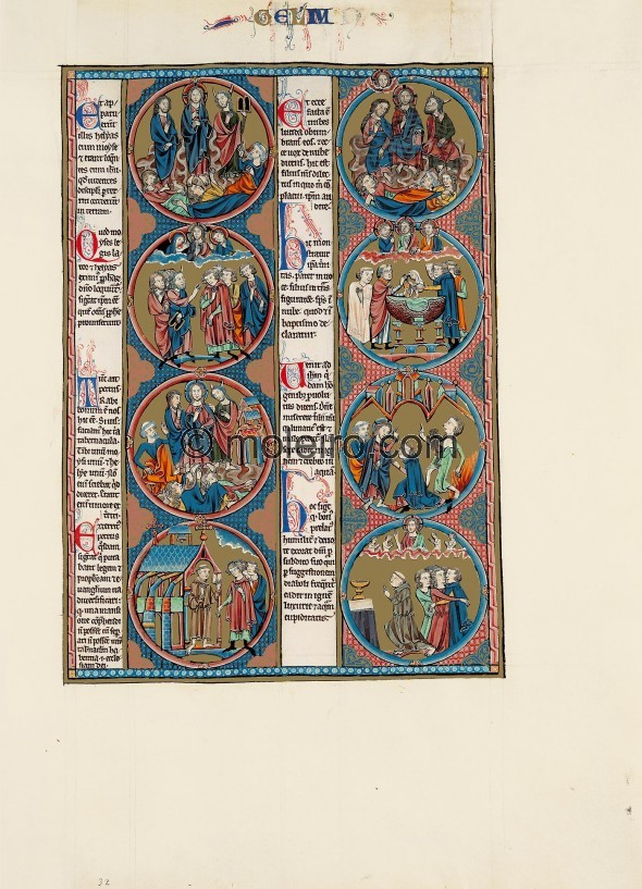vol.3, f. 32r, Bibbia di San Luigi