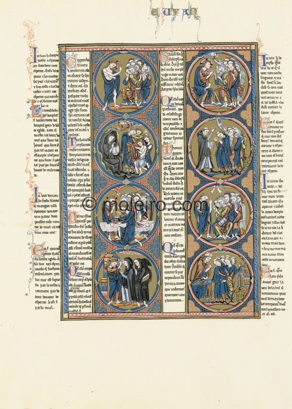 vol.3, f. 75v, Die Bibel Ludwigs des Heiligen