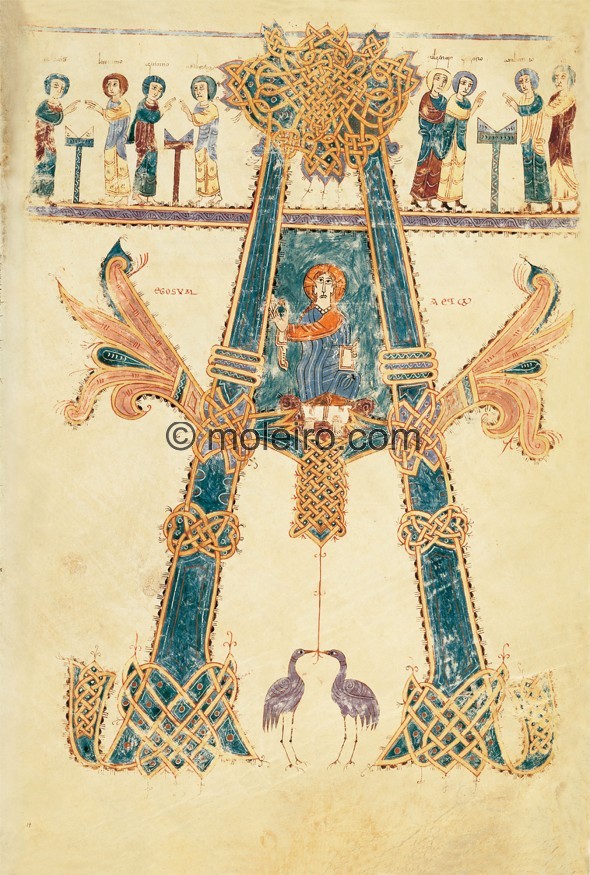 f. 19r, Girona Beatus, Beato de Li&eacute;bana - Manuscritos Iluminados