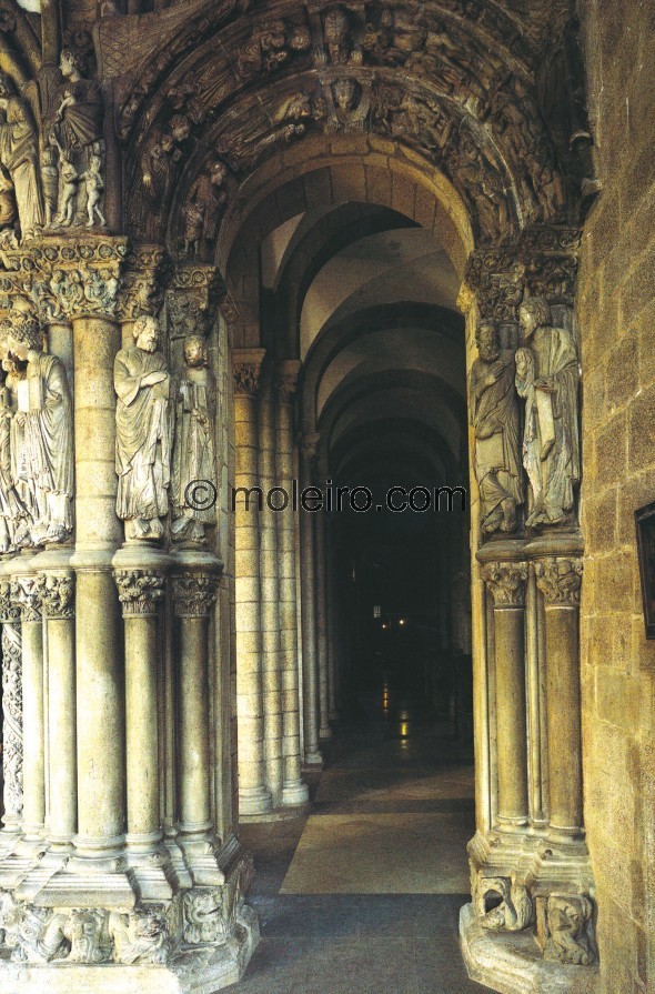 Saint Jacques de Compostelle, Espagne, portique de la Gloria, XII&egrave;me si&egrave;cle, Talleres de Arquitectura en la Edad M...