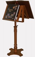 Wood bookstand