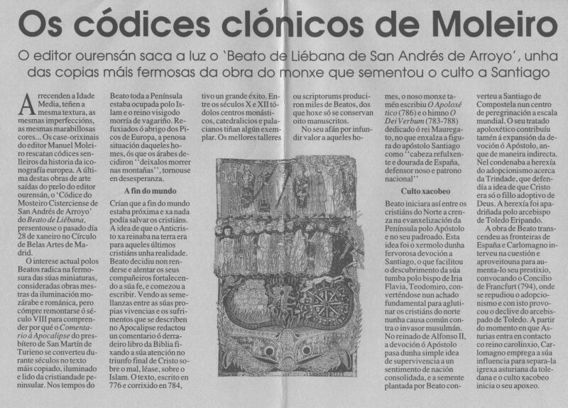 Os c�dices cl�nicos de Moleiro