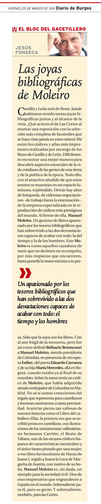 Las joyas bibliogr�ficas de Moleiro
