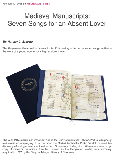 Seven Songs for an Absent Lover