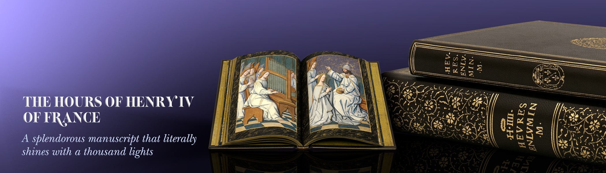 The Hours of Henry IV of France is a splendorous manuscript that literally shines with a thousand lights