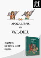 Apocalipsis de Val-Dieu, Contenidos, Nota del Editor y Prólogo