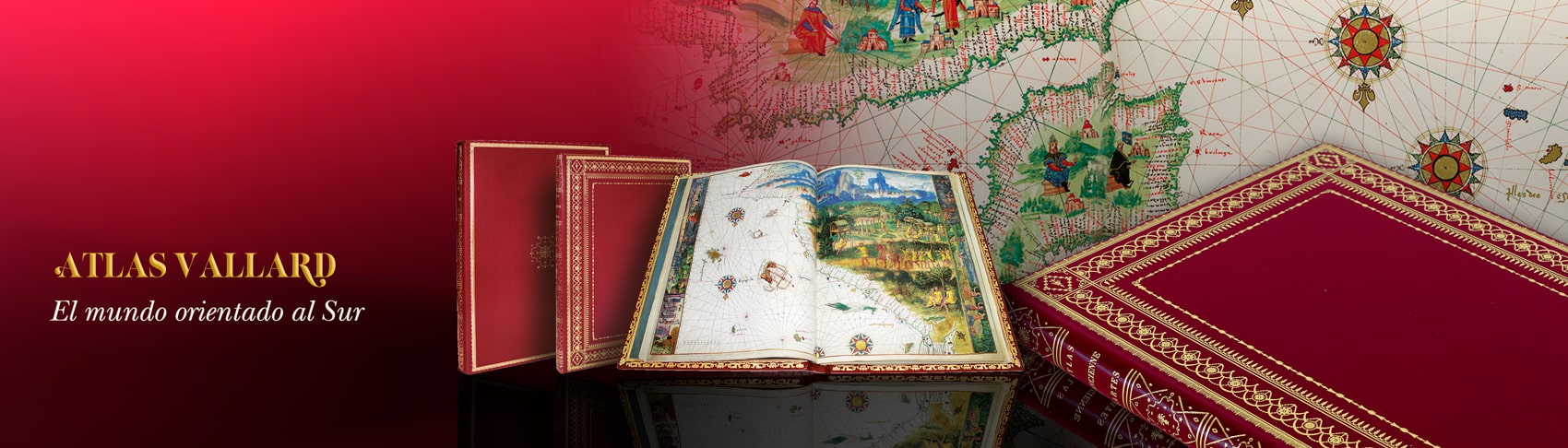 El Atlas Vallard uno de los m�s bellos atlas del siglo XVI, periodo de los descubrimientos. Obra maestra de la cartograf�a. 