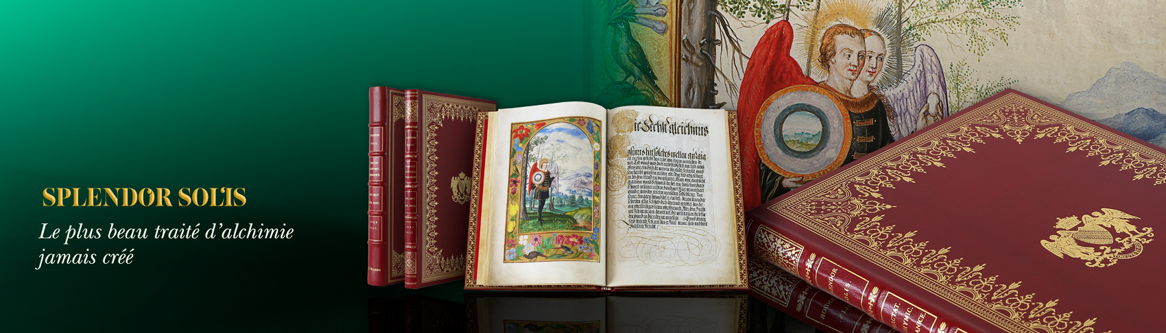 Splendor Solis, un beau manuscrit cr�� en Allemagne le 1582