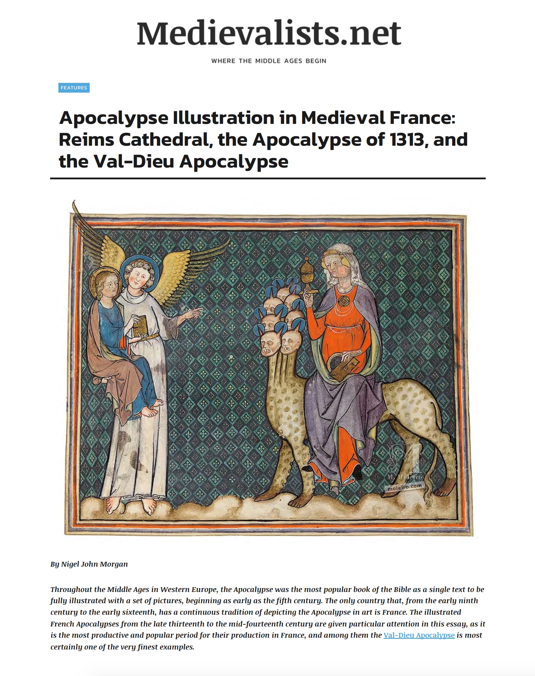 Apocalypse Illustration in Medieval France